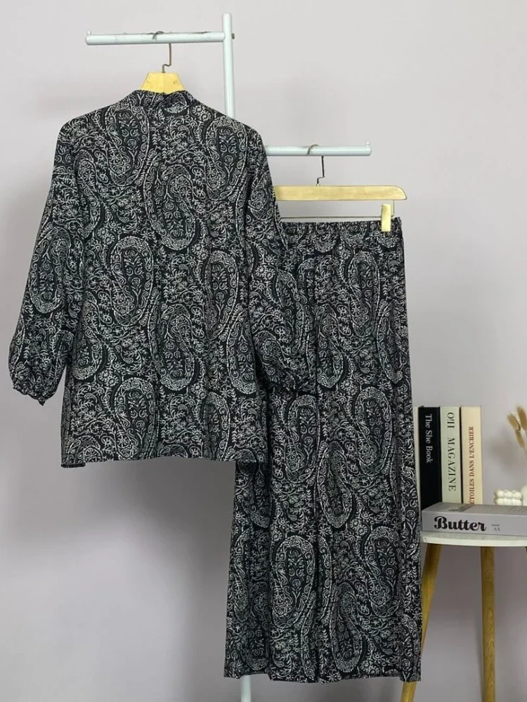 [DISKON KILAT]ASAYA Setelan wanita elegan motif etnik klasik modern kekinian nyaman dipakai