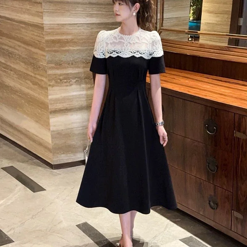 FADFAD Gaun elegan pakaian wanita gaya istana mode baru