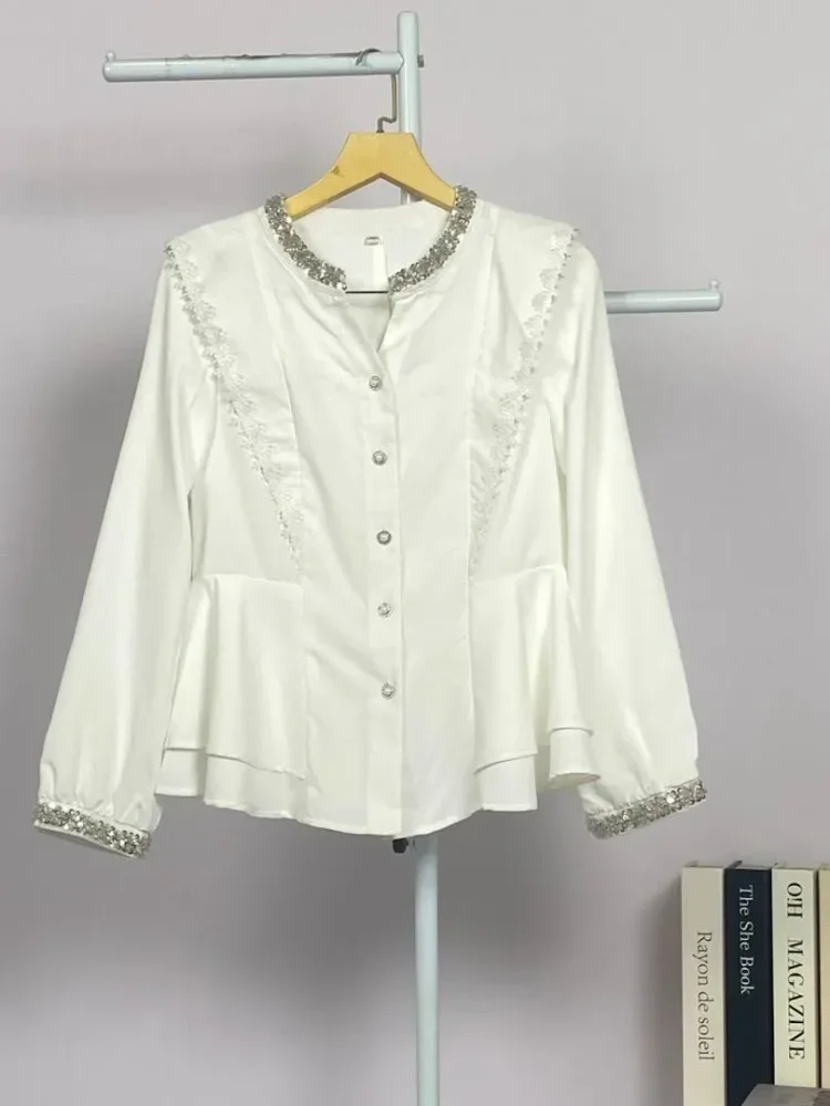 FADFAD Atasan kemeja lengan panjang model baru dan bergaya trendi casual untuk wanita elegant