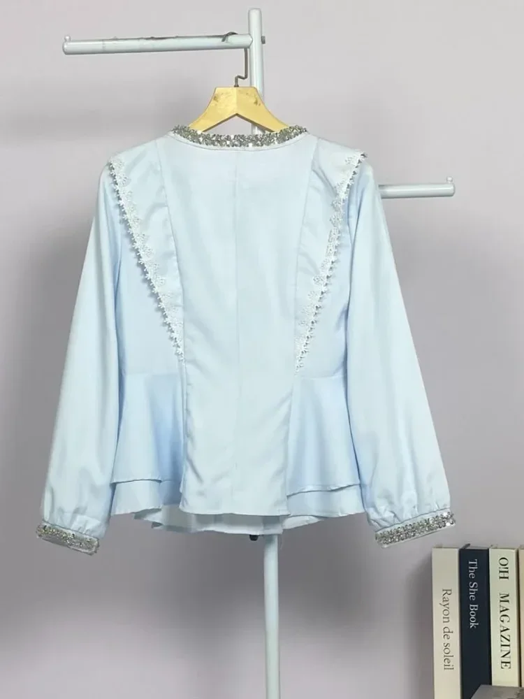 FADFAD Atasan kemeja lengan panjang model baru dan bergaya trendi casual untuk wanita elegant