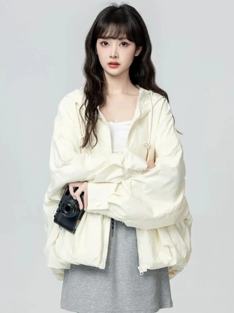 CHICMORE Jaket wanita bergaya sporty pelindung matahari modis