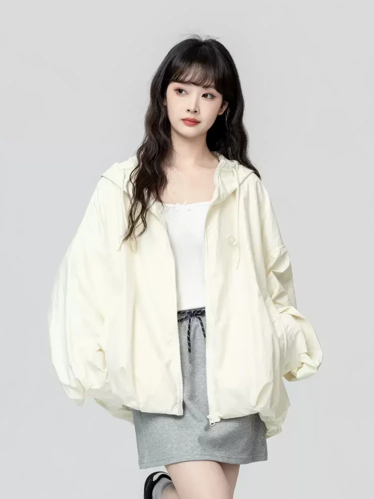 CHICMORE Jaket wanita bergaya sporty pelindung matahari modis