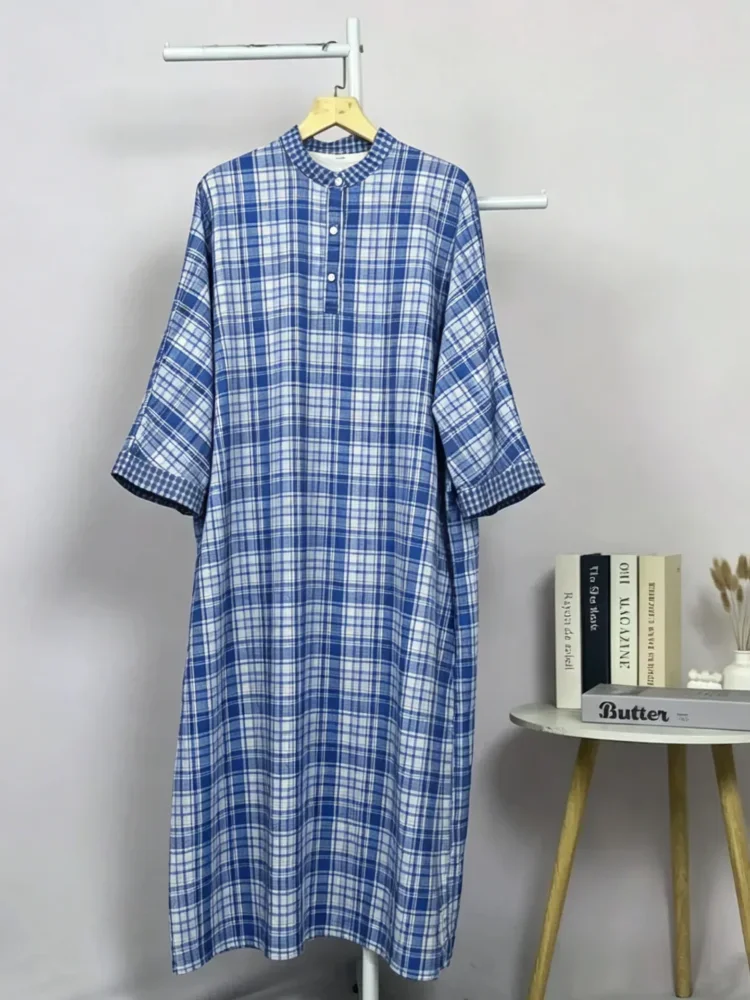 ASAYA Gamis wanita kekinian motif abstrak elegan trendi