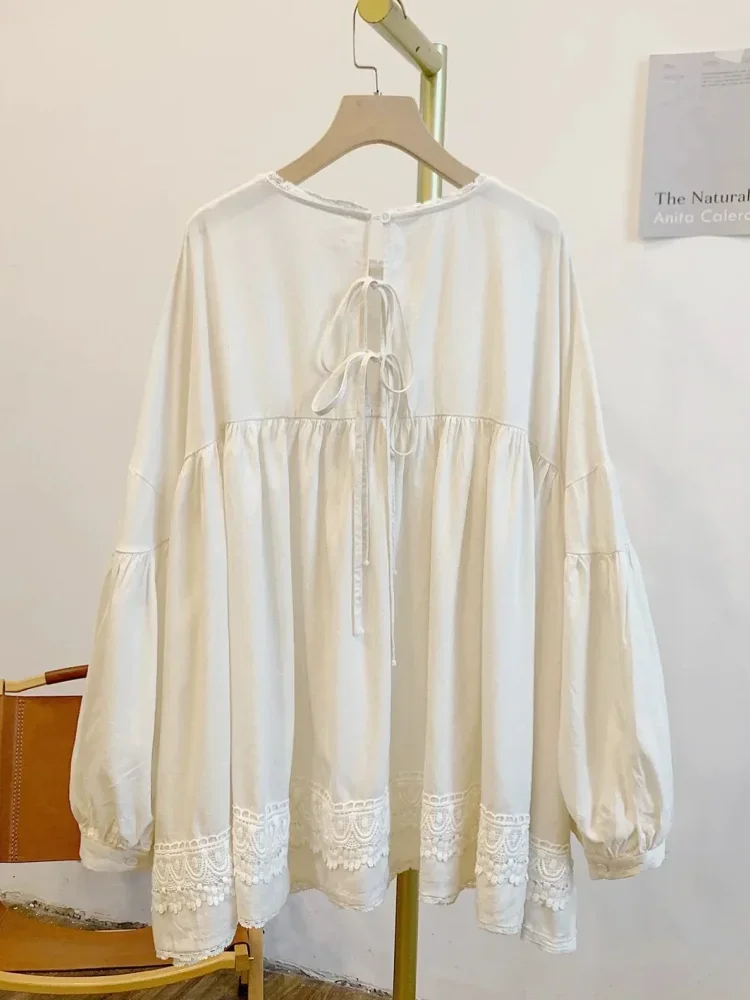 CHICMORE Atasan wanita lengan panjang gaya modis fashion stylish motif polos