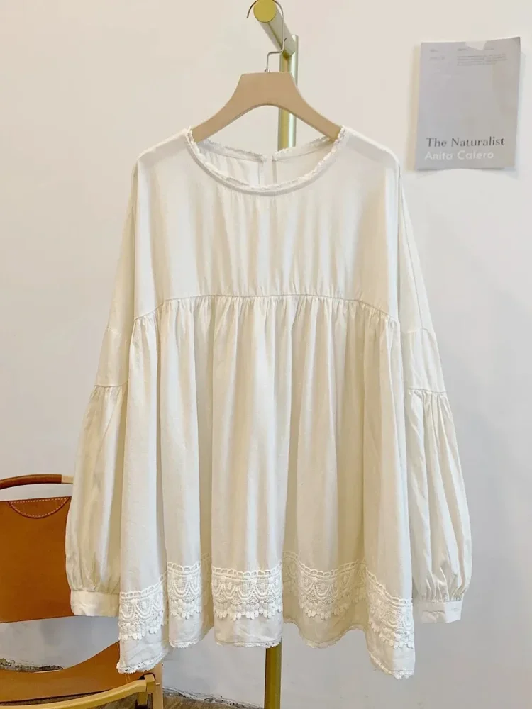 CHICMORE Atasan wanita lengan panjang gaya modis fashion stylish motif polos