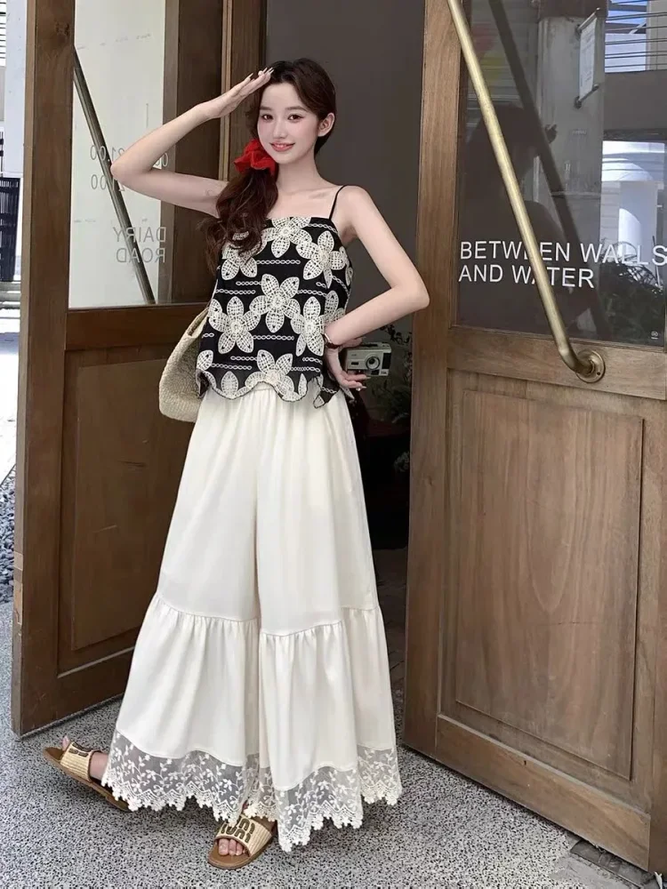 [READY STOCK]CHICMORE Celana panjang wanita model longgar gaya korea