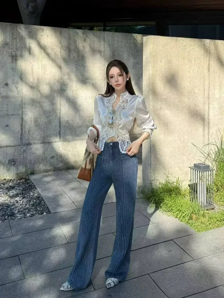 FADFAD Atasan wanita model slim fit lengan panjang dan bergaya kelas atas