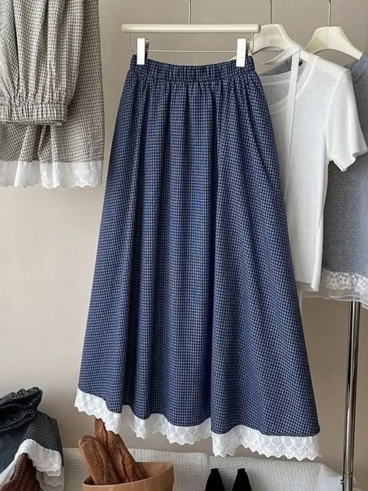 ASAYA Rok motif cetak unik bergaya kekinian wanita elegant