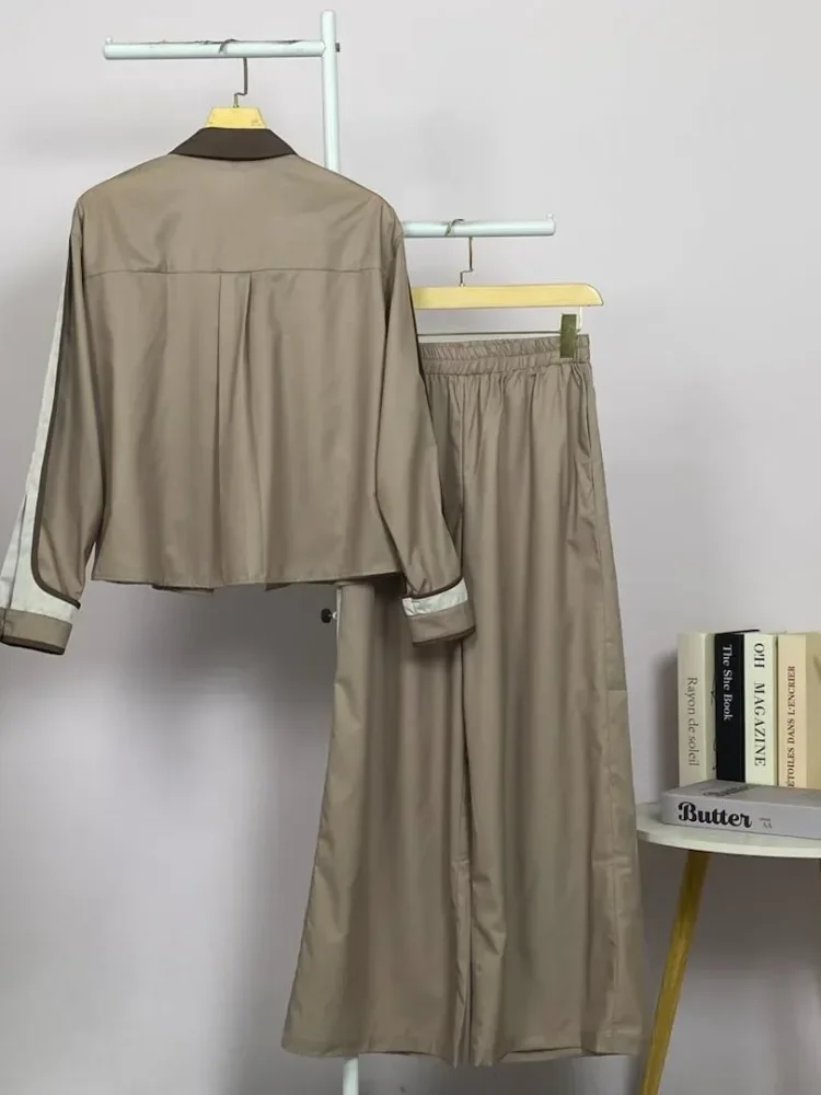 ASAYA Setelan kantor muslimah kemeja kerja lengan panjang + celana highwaist - ootd daily