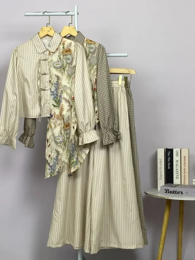 ASAYA Gamis wanita kekinian motif abstrak elegan trendi