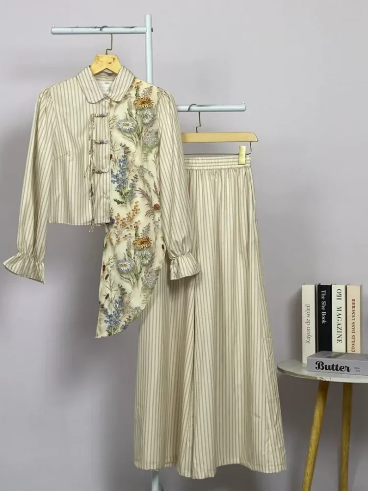 ASAYA Gamis wanita kekinian motif abstrak elegan trendi