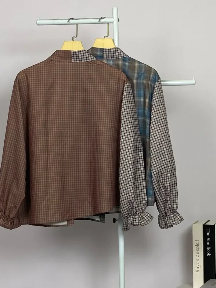 ASAYA Atasan kemeja lengan panjang model baru dan bergaya trendi casual untuk wanita elegant