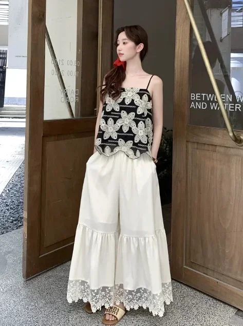 [READY STOCK]CHICMORE Celana panjang wanita model longgar gaya korea