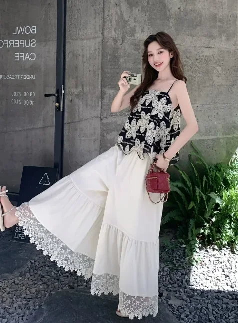 [READY STOCK]CHICMORE Celana panjang wanita model longgar gaya korea