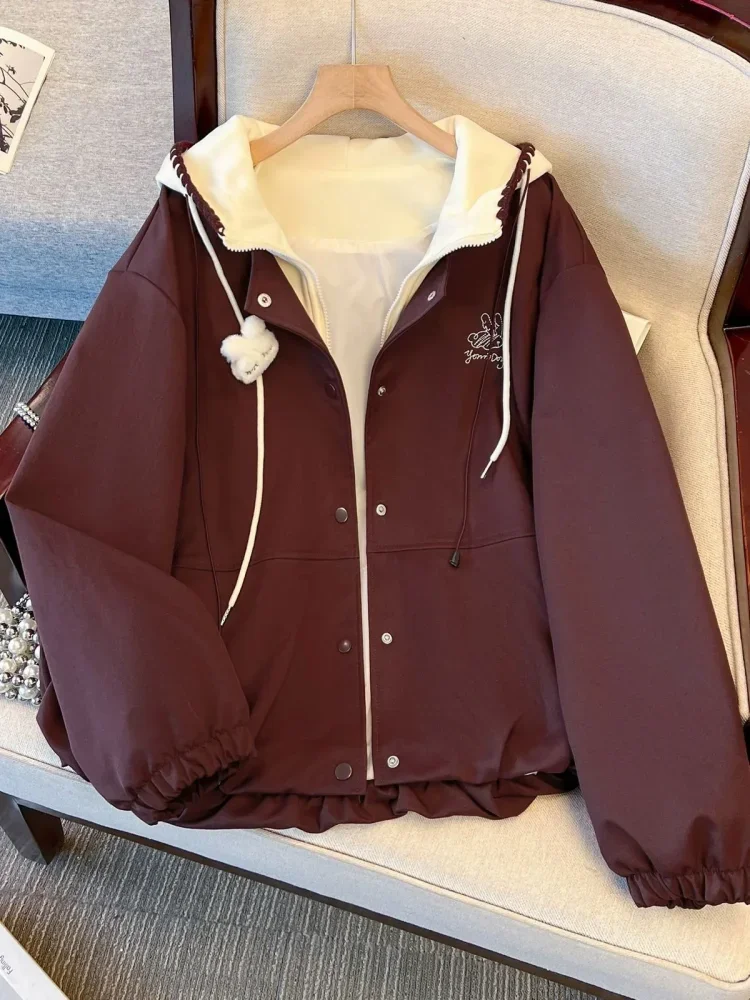 CHICMORE Atasan jaket untuk wainta lengan panjang untuk wanita model terbaru