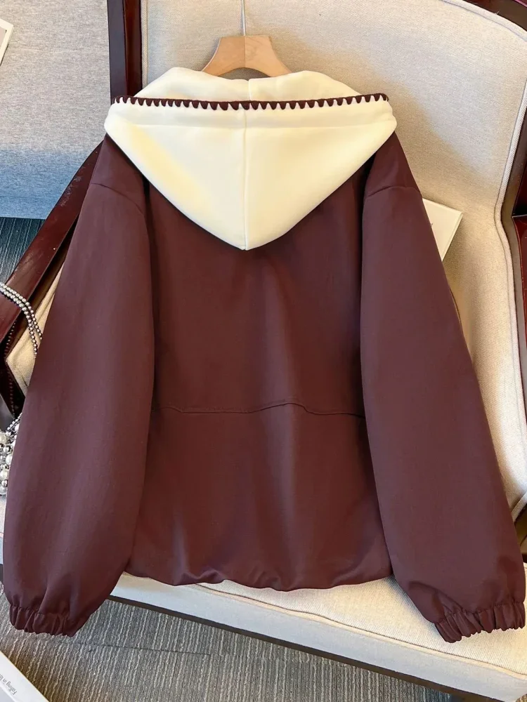 CHICMORE Atasan jaket untuk wainta lengan panjang untuk wanita model terbaru