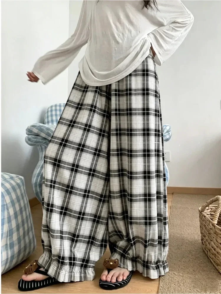 [READY STOCK]ASAYA Celana panjang longgar motif cetak bergaya bohemian terbaru fashion waniita