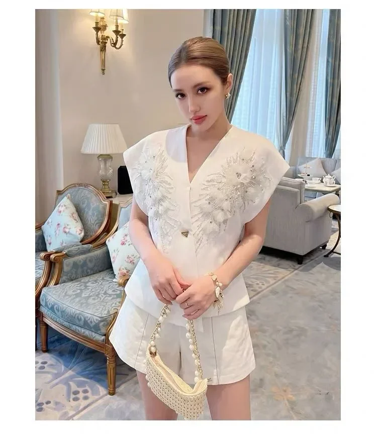 FADFAD Rompi berpayet motif bunga berkualitas tinggi dengan desain unik.