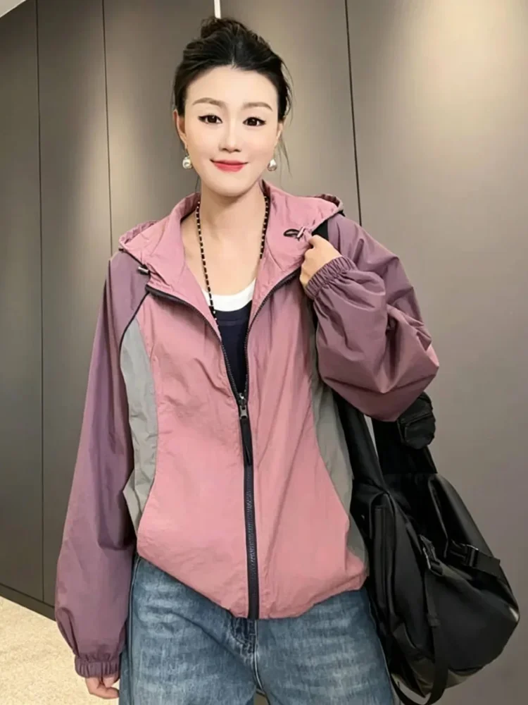 CHICMORE Atasan jaket wanita dengan lengan panjang bergaya modis terbaru
