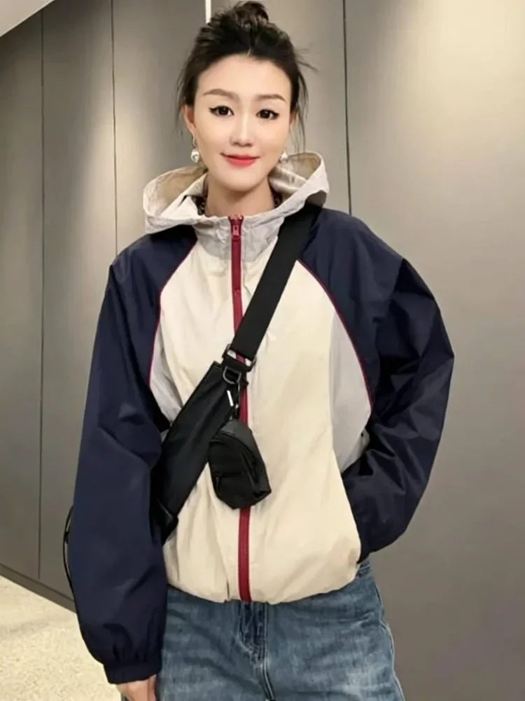 CHICMORE Atasan jaket wanita dengan lengan panjang bergaya modis terbaru
