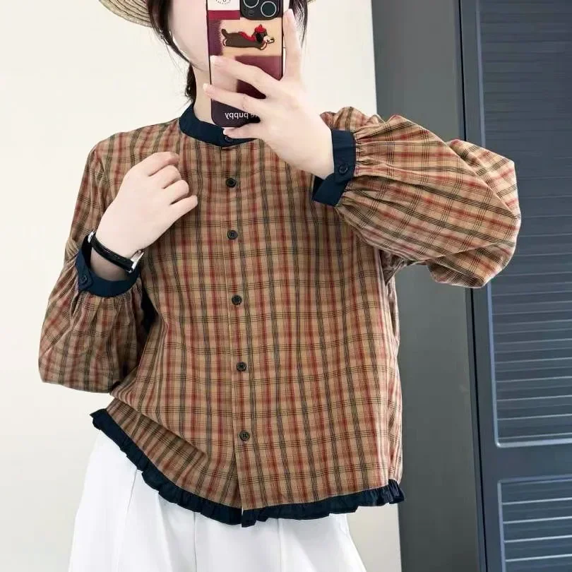 [READY STOCK]ASAYA Atasan kemeja pakaian wanita kerah polo gaya korea kekinian baru untuk wanita