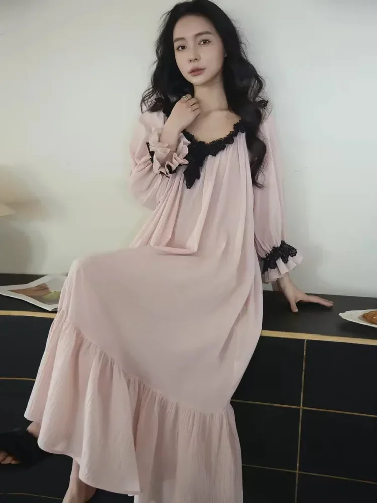 CHICMORE Gaun lengan panjang gaya modis yang elegant mewah untuk wanita