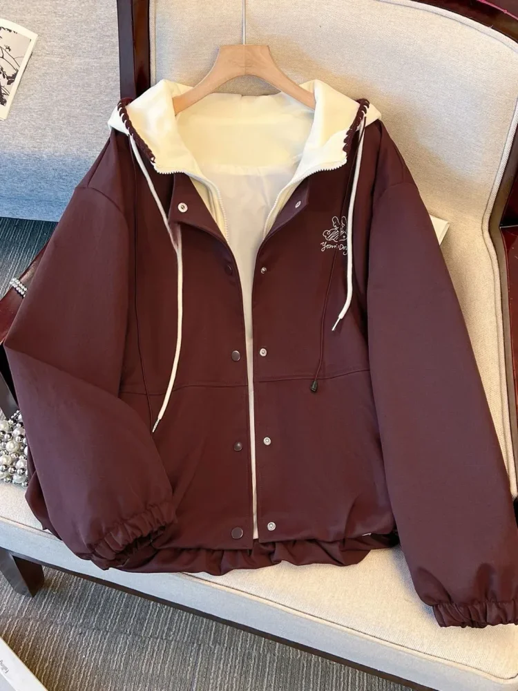 CHICMORE Atasan jaket untuk wainta lengan panjang untuk wanita model terbaru