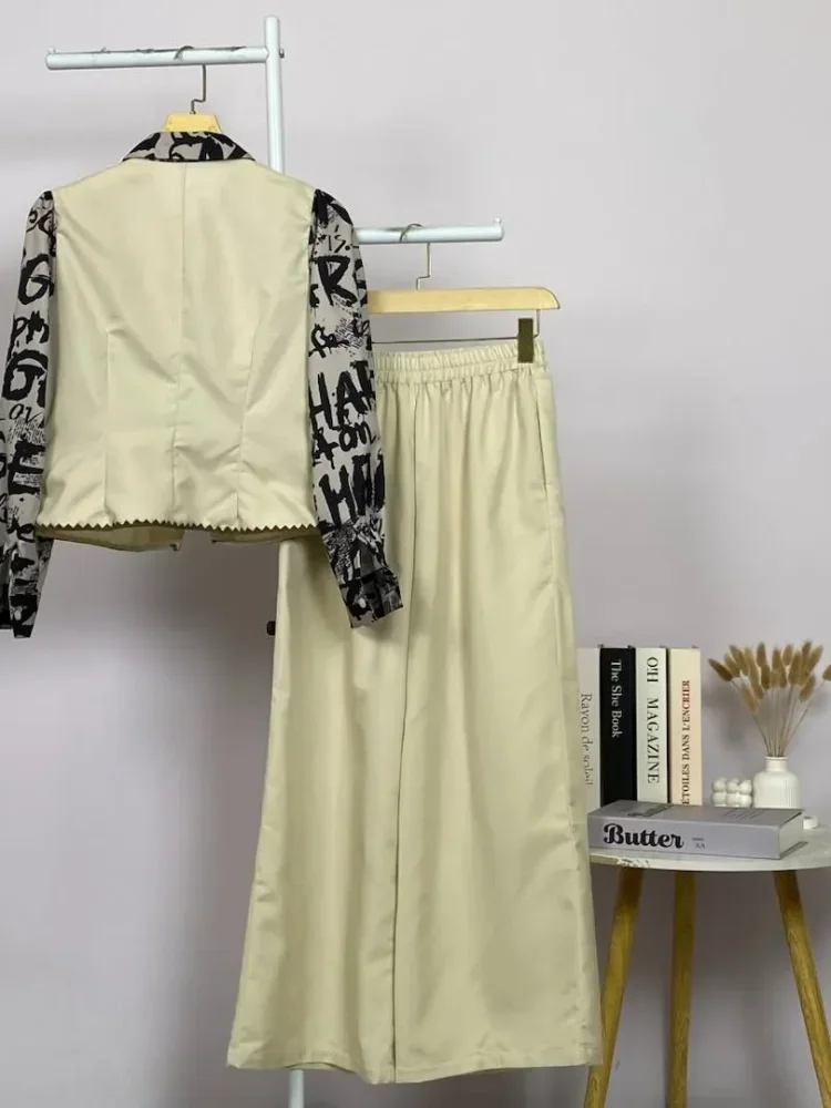 [READY STOCK]ASAYA Set celana santai rompi dua lapisan modis