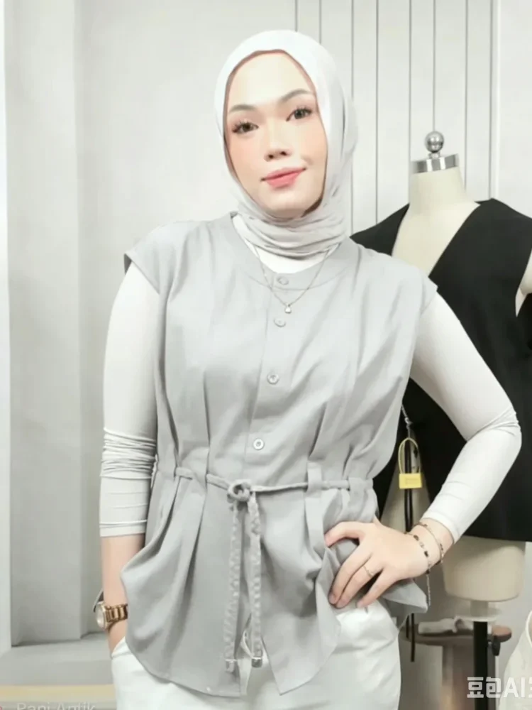 FADFAD Atasan wanita vest model kekinian tanpa lengan