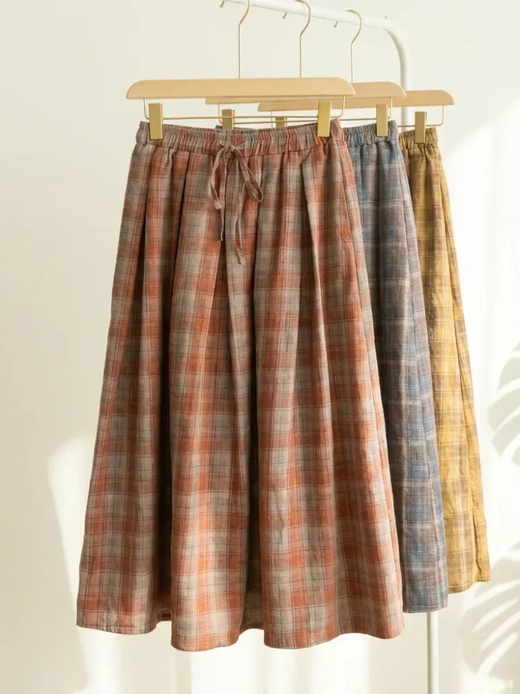 ASAYA Rok motif cetak unik bergaya kekinian wanita elegant