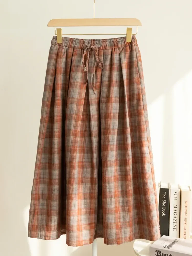 ASAYA Rok motif cetak unik bergaya kekinian wanita elegant