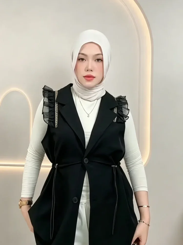 FADFAD Vest wanita minimalis terbaru tanpa lengan