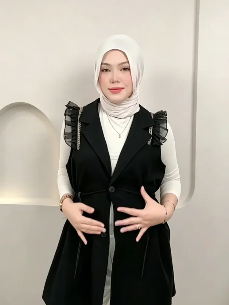 FADFAD Vest wanita minimalis terbaru tanpa lengan