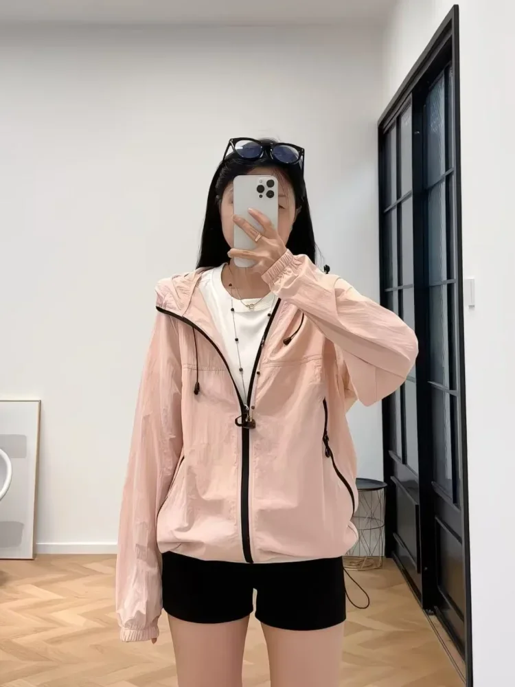 CHICMORE Atasan jaket gaya kasual baru untuk wanita dengan model zipper
