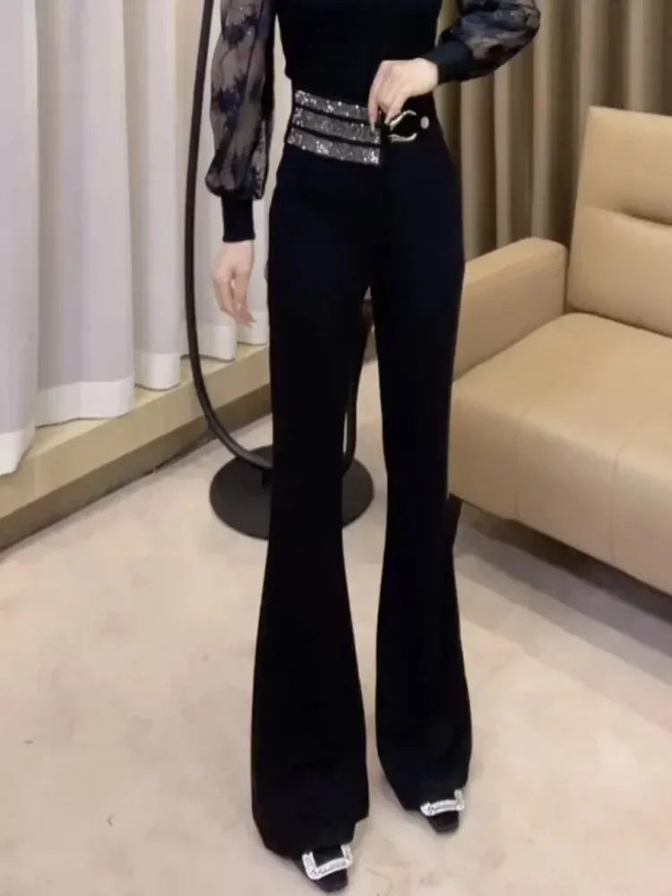 FADFAD Celana panjang model cutbray dengan gaya kasual untuk wanita