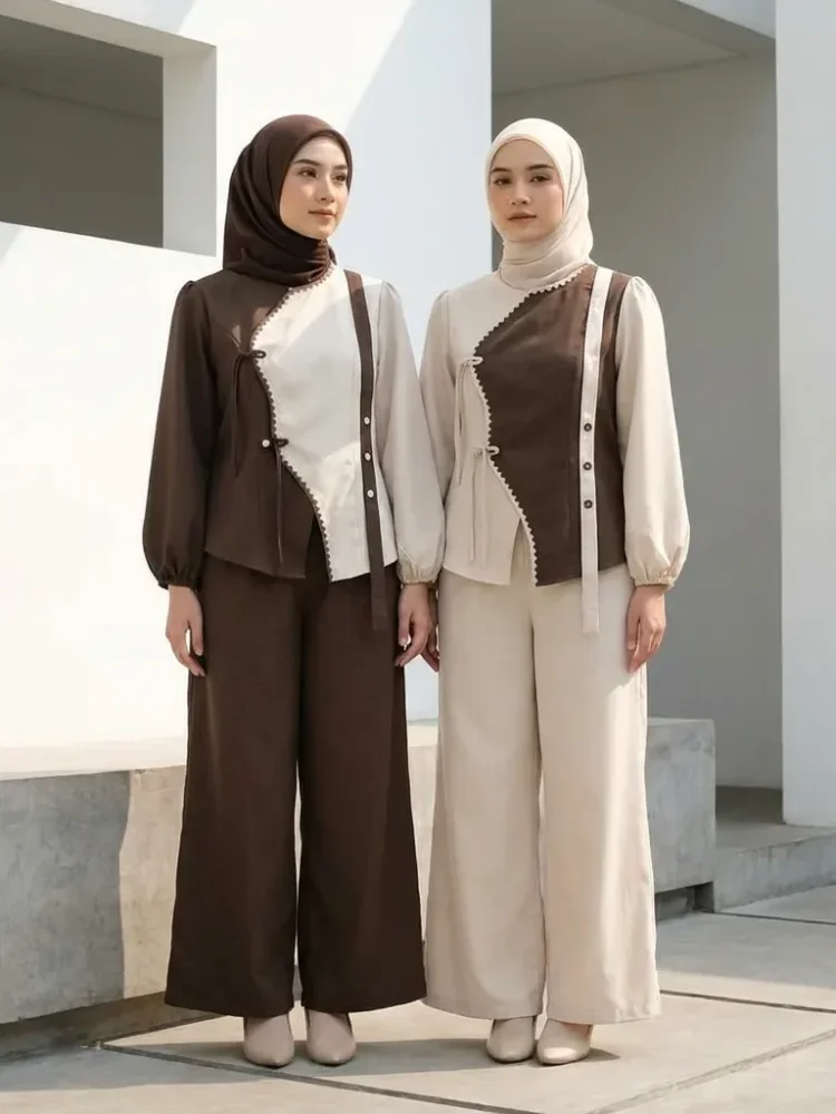 ASAYA Sabuk bergaya tidak beraturan dengan desain anyaman gigi anjing sangat cocok dipadukan dengan atasan lengan panjang dan celana panjang polos,