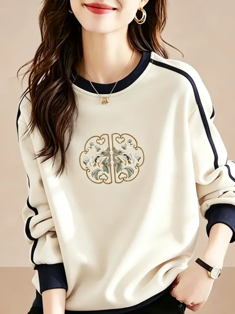 FADFAD Atasan wanita blouse longgar lenganpanjang motif terbaru
