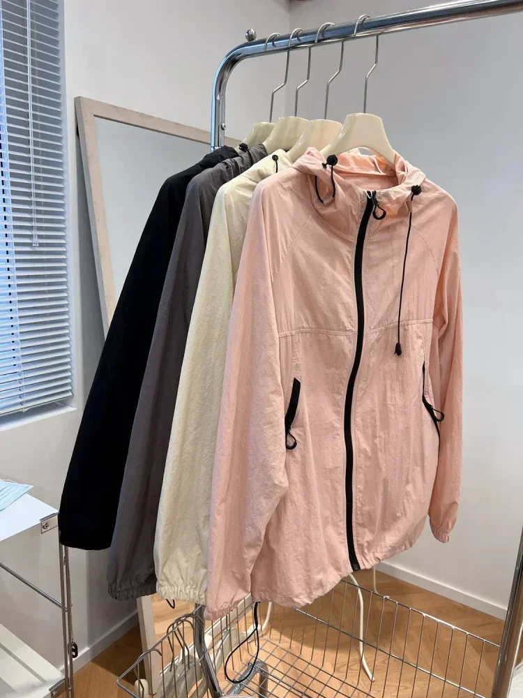 CHICMORE Atasan jaket gaya kasual baru untuk wanita dengan model zipper