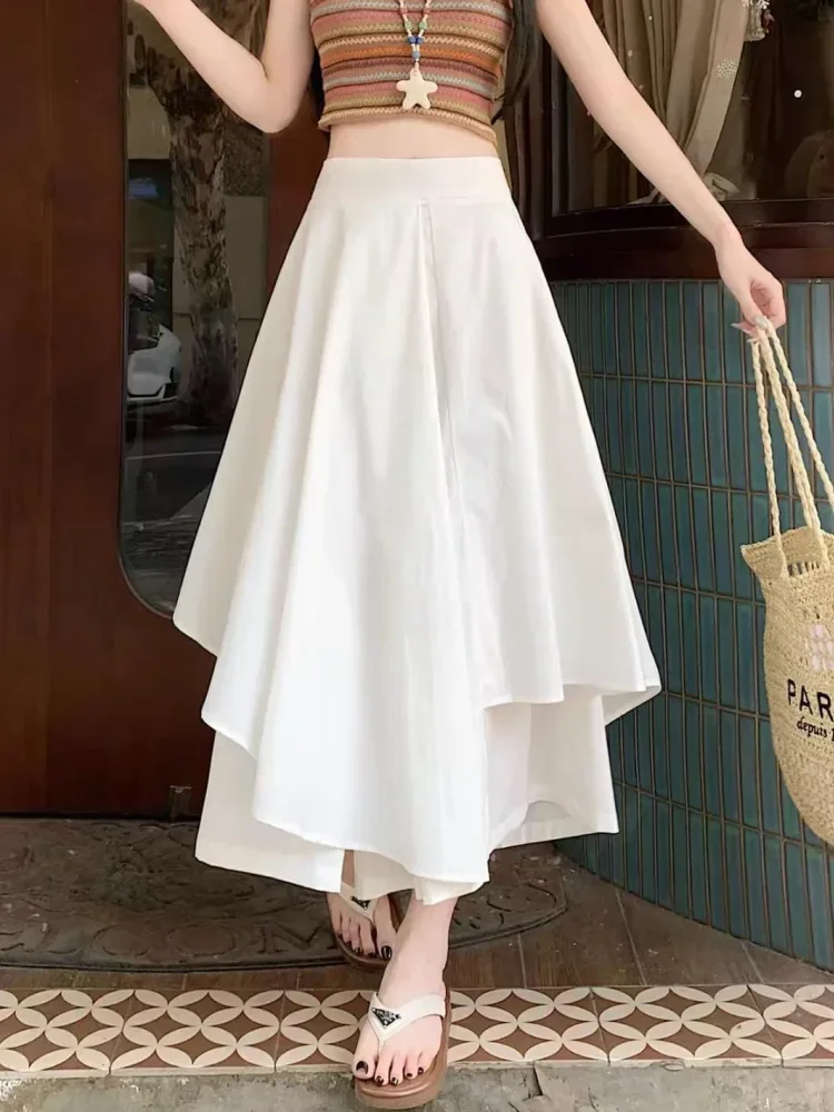 ASAYA Rok model a-line dengan desain kasual untuk wanita kekinian