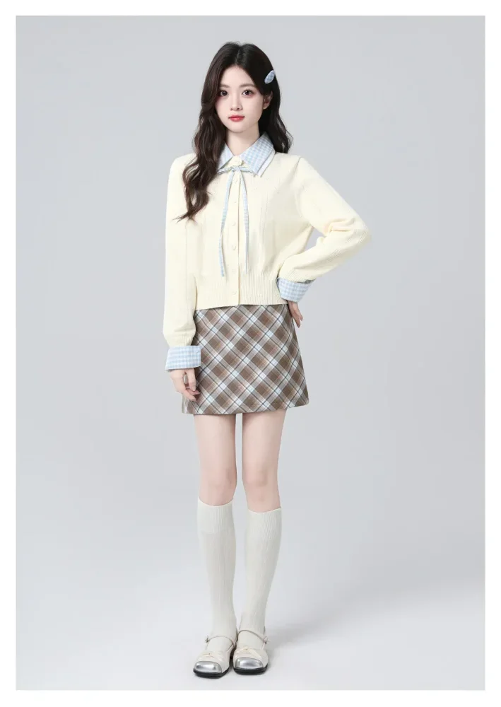 CHICMORE Atasan wanita lengan panjang model erbaru korean style feminine