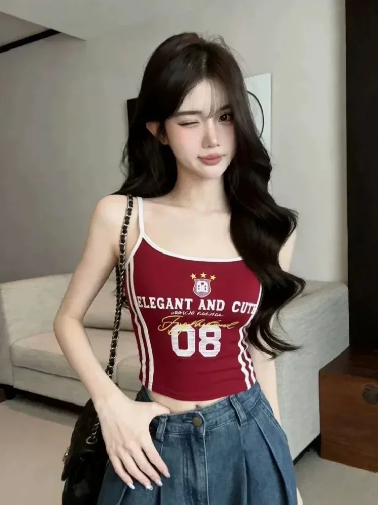 ASAYA Kaos slim fit tanpa lengan dengan desain stylish kekinian untuk wanita