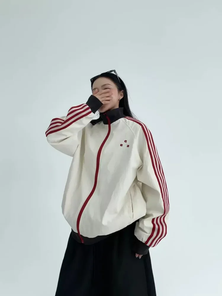 CHICMORE Jaket dengan model kasual sporty potongan longgar