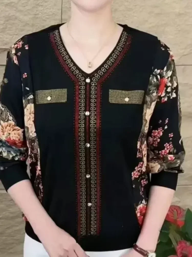 FADFAD Atasan kaos t-shirt kelas atas yang stylish kasual