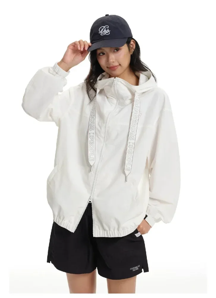 CHICMORE Jaket dengan lengan panjang dan gaya modern minimalis ala korea