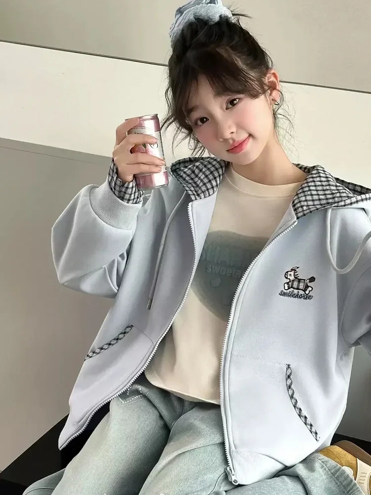 CHICMORE Jaket modis sporty dengan model trendy casual manis untuk wanita terbaru