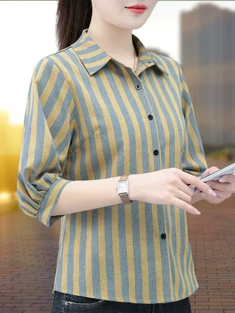 ASAYA Atasan wanita lengan pendek bergaya baru yang elegan