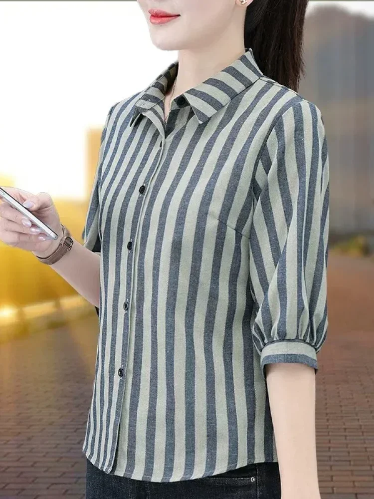 ASAYA Atasan wanita lengan pendek bergaya baru yang elegan