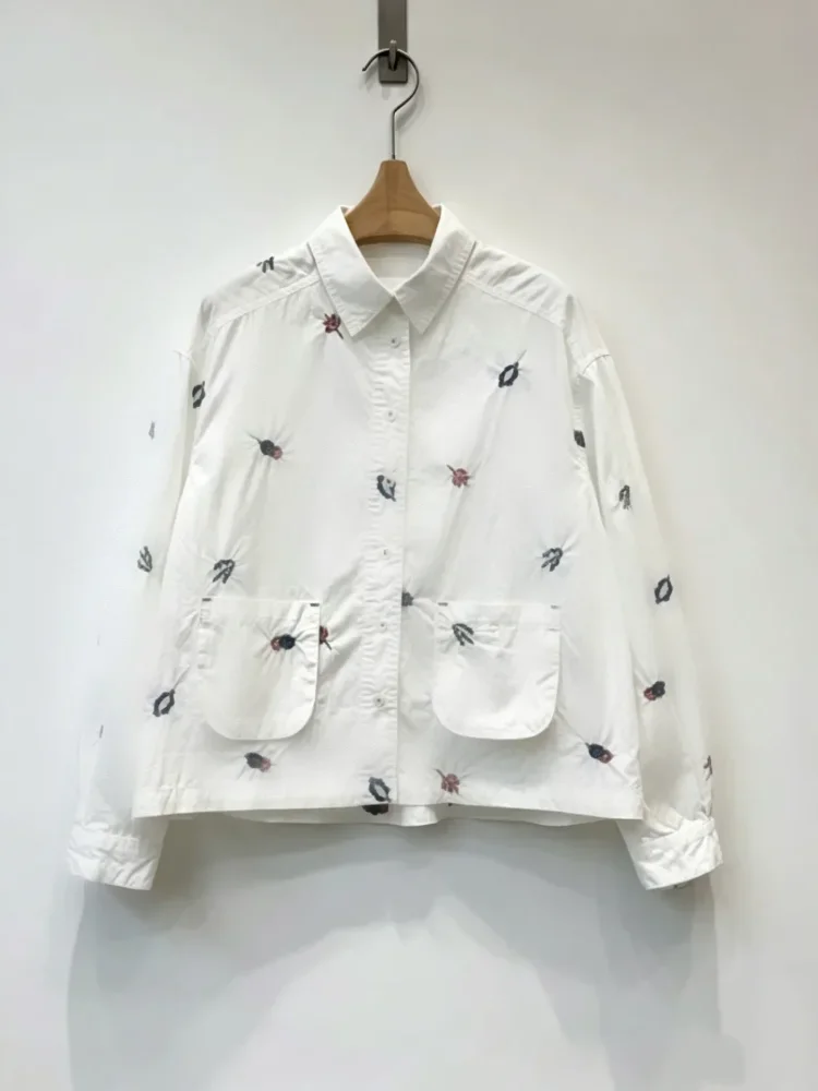CHICMORE Atasan wanita jaket lengan panjang model kekinian motif lucu