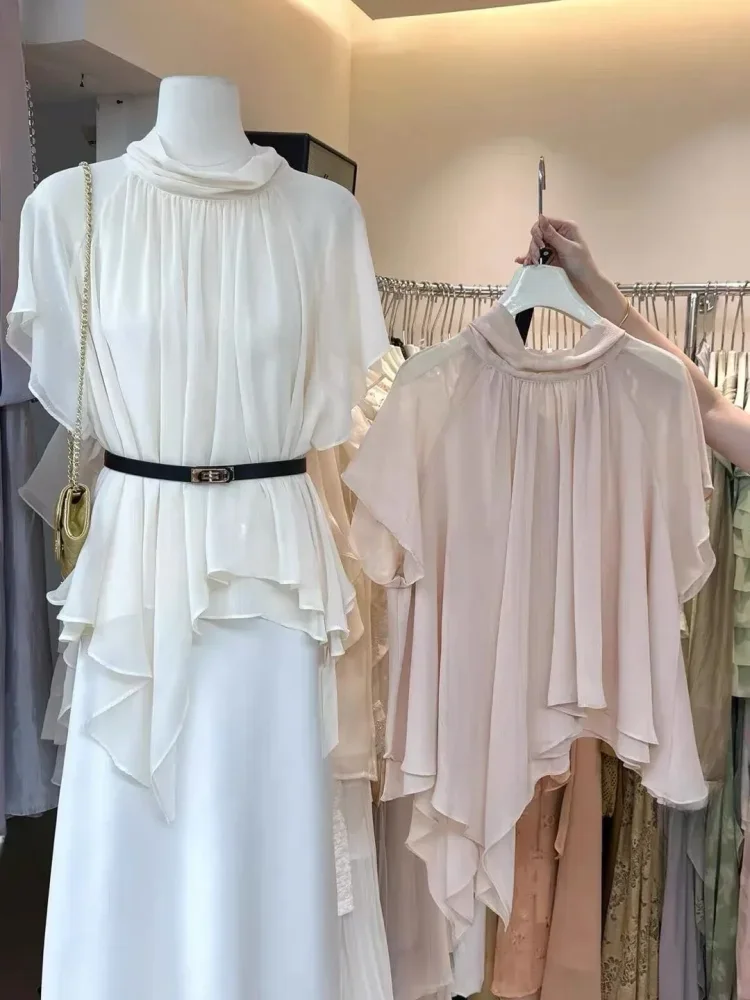 CHICMORE Atasan blouse pakaian wanita bergaya korean kekinian