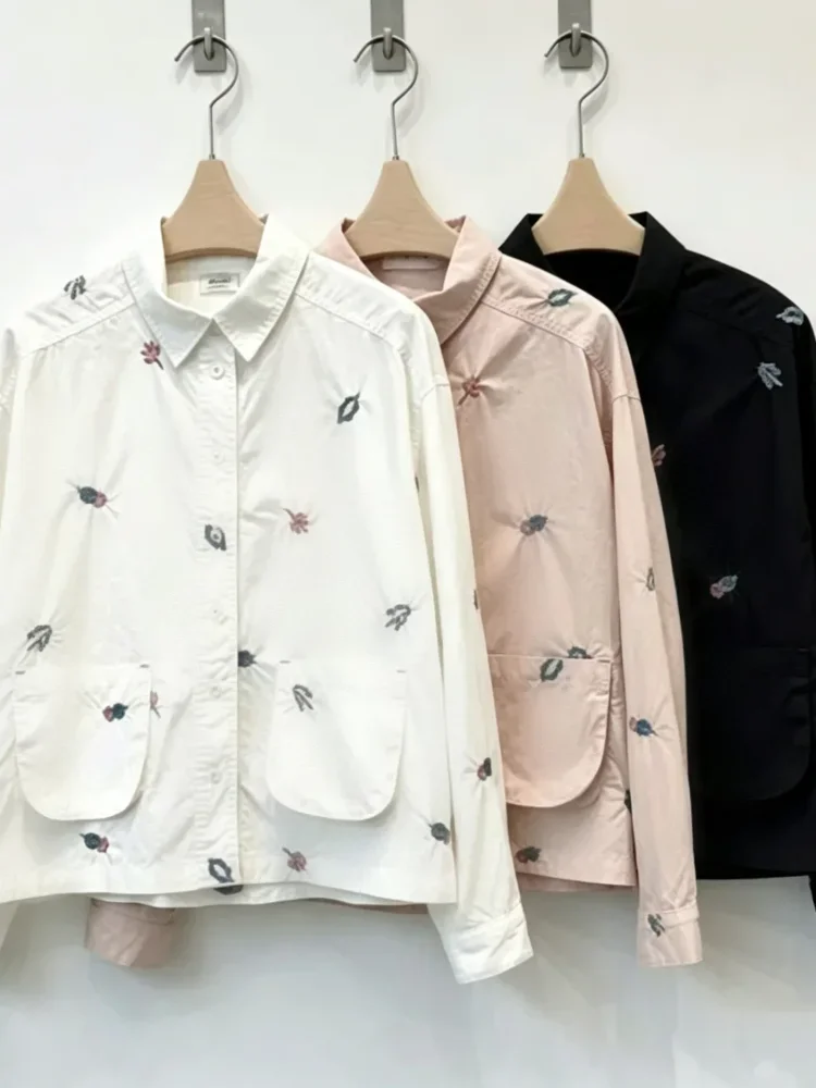CHICMORE Atasan wanita jaket lengan panjang model kekinian motif lucu